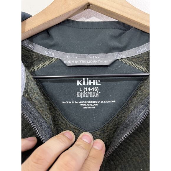 Kuhl Kashmira Sweater Youth L Pullover Zip Performance Outdoor Hiking Scouts - Picture 5 of 15
